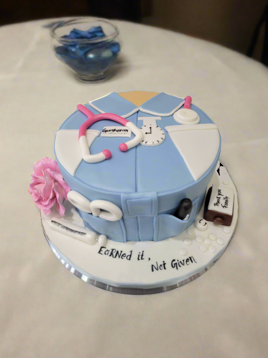 Gursharan Doctor Fondant Cake