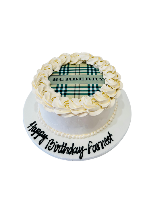 Burberry Photo Cake