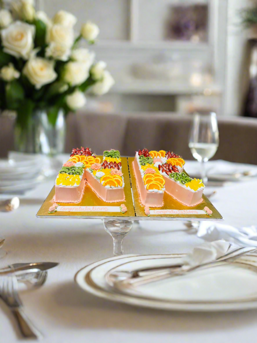 Fruit Loaded Anniversary Cake