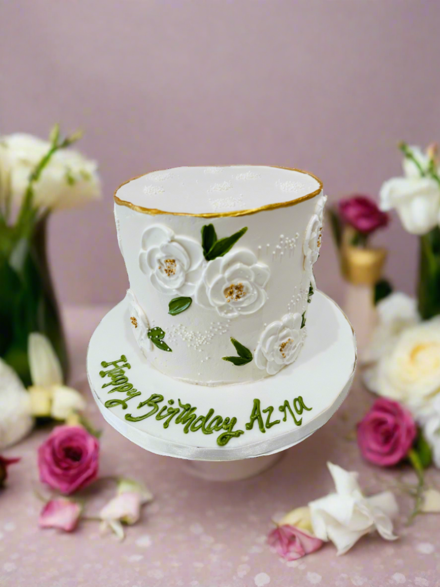 Arza Floral Cream Cake