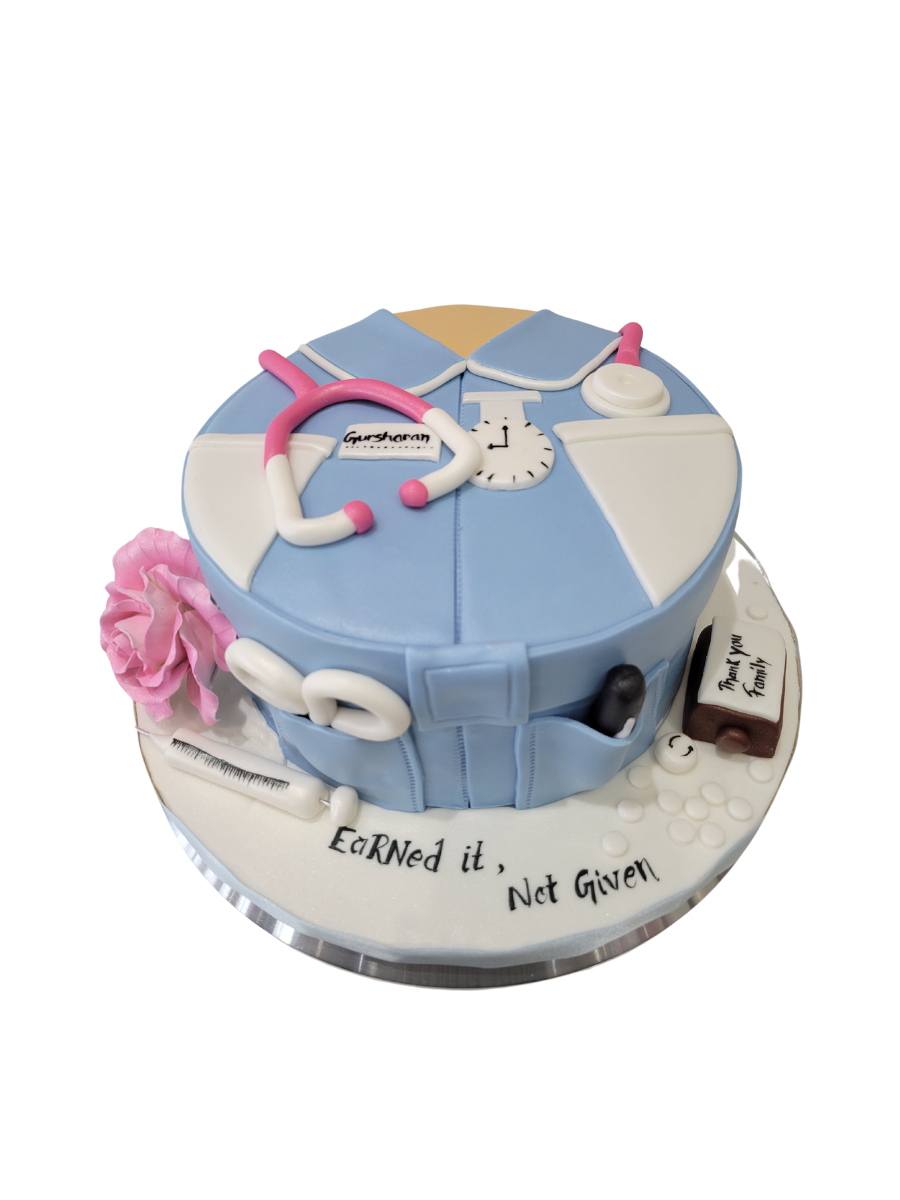 Gursharan Doctor Fondant Cake