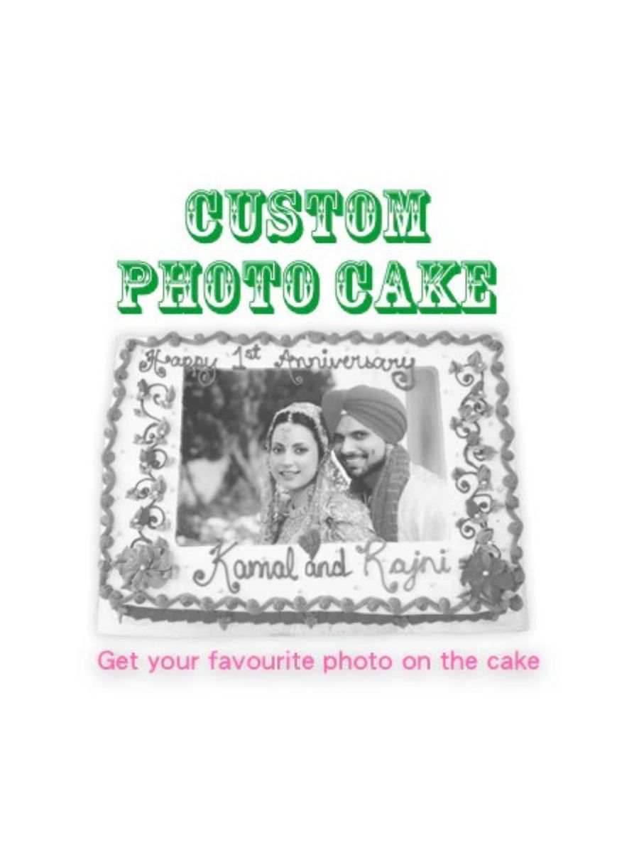 Custom Photo Cake