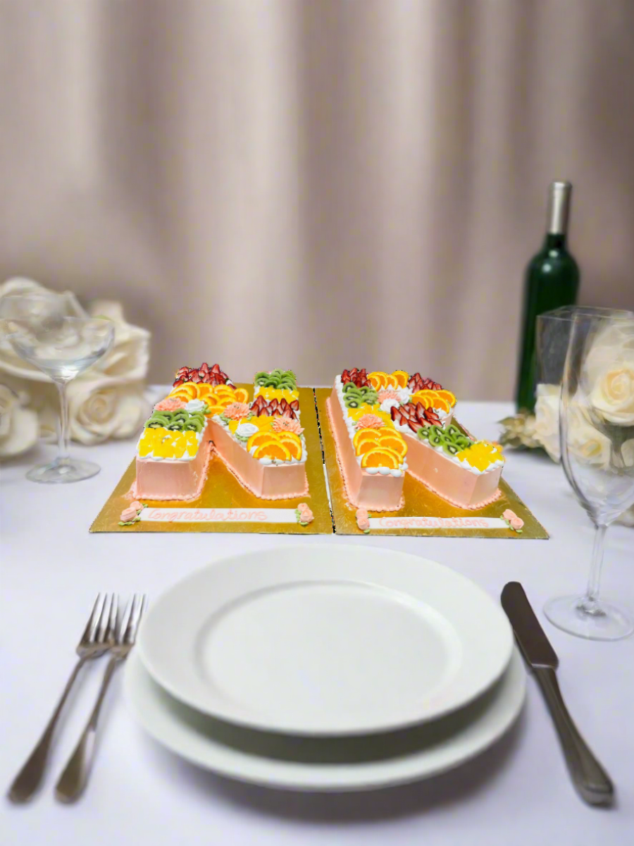 Fruit Loaded Anniversary Cake