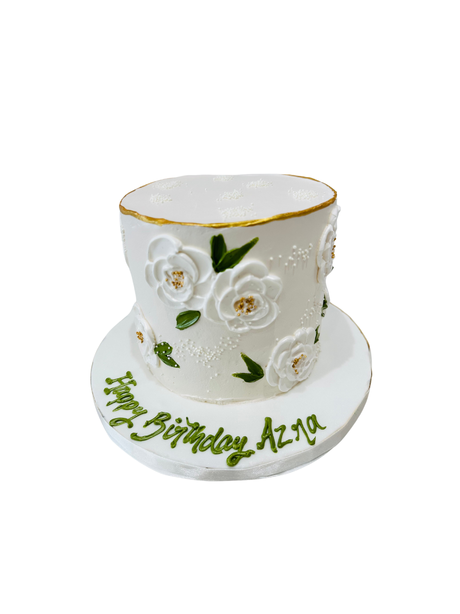 Arza Floral Cream Cake