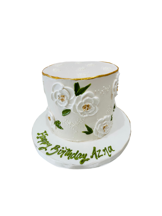 Arza Floral Cream Cake