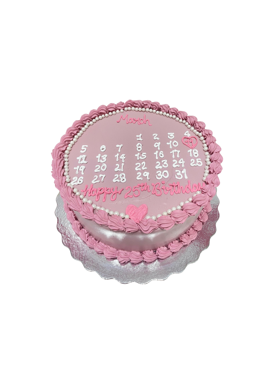 Geet Calender Birthday Cake