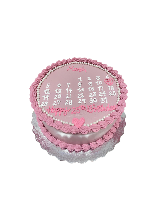 Geet Calender Birthday Cake