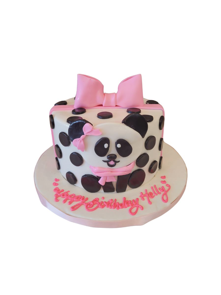Helly Panda Fondant Cake