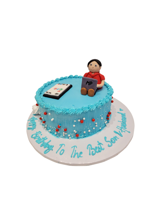 Mp Laptop Cream Cake