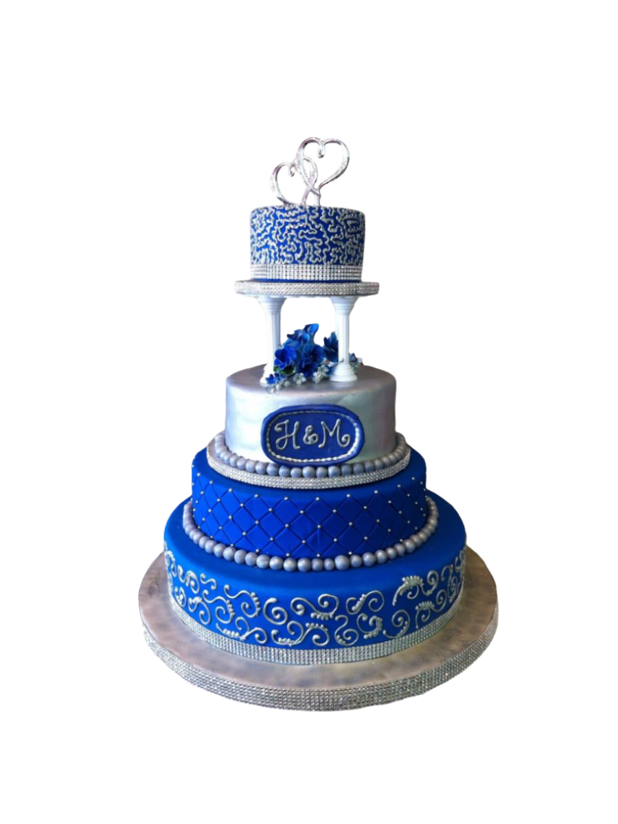 H & M Wedding Cake