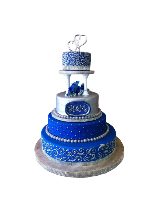 H & M Wedding Cake