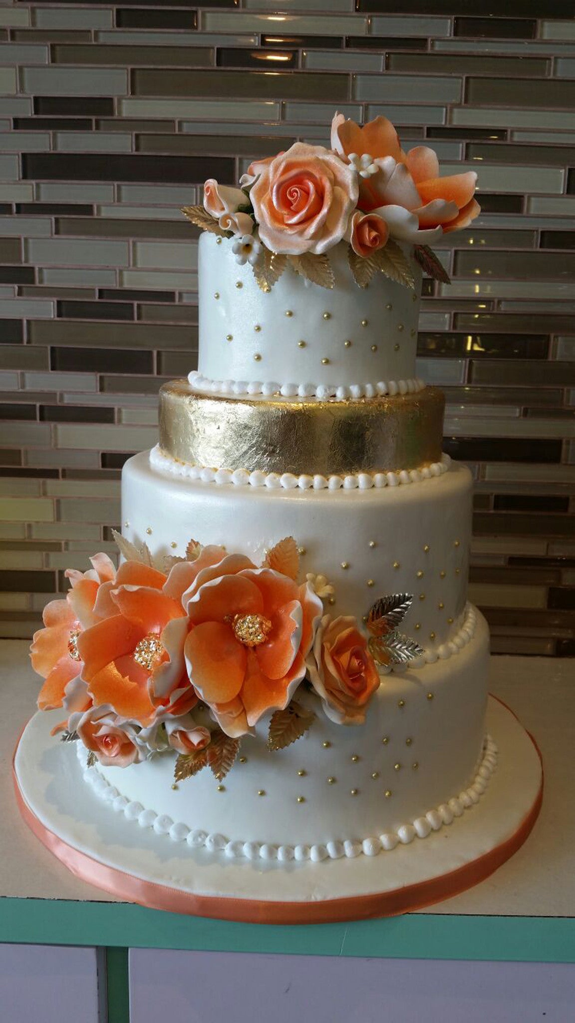 Paris Wedding Cake - Rashmi's Bakery