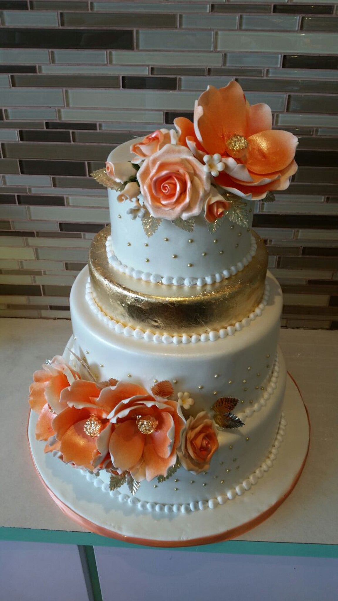 Paris Wedding Cake - Rashmi's Bakery