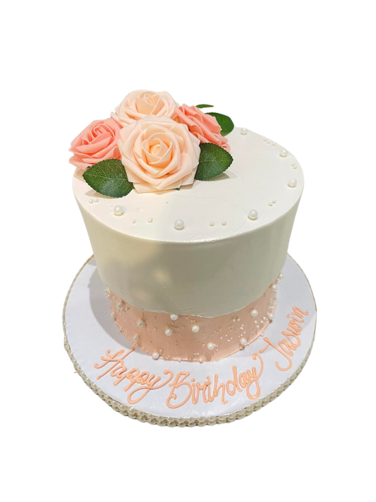 Jaswin Flower Birthday Cake