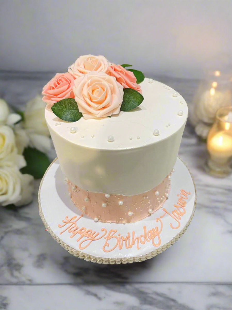 Jaswin Flower Birthday Cake