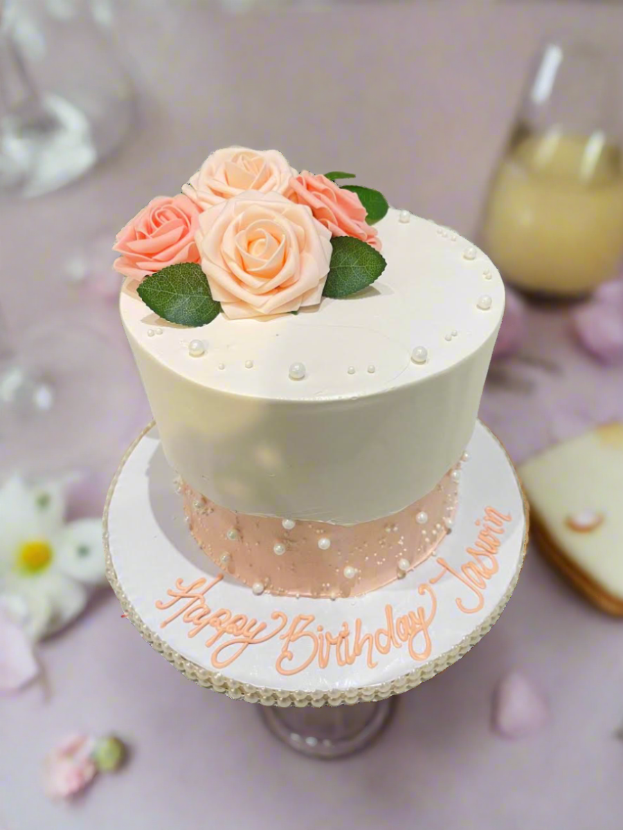 Jaswin Flower Birthday Cake