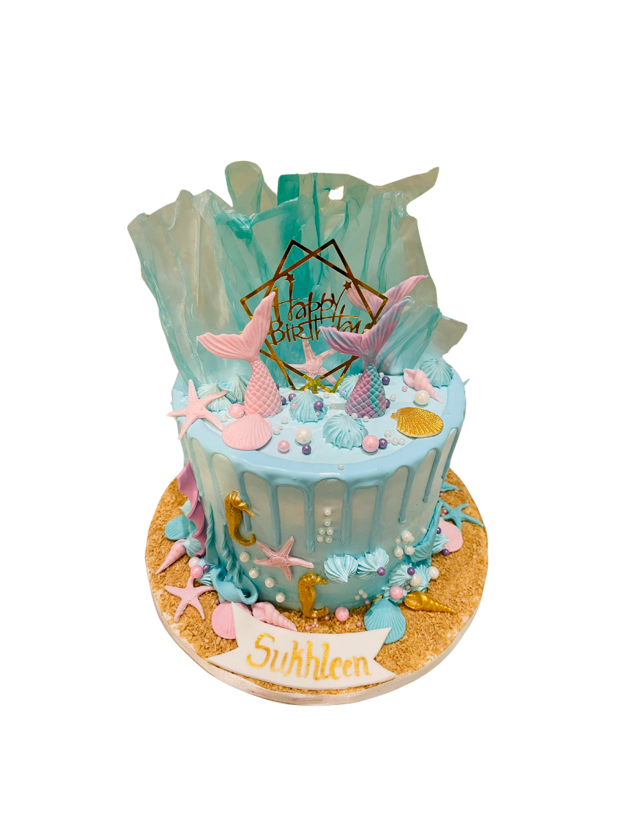 Sukhleen Mermaid Birthday Cake