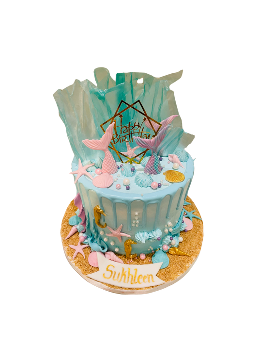 Sukhleen Mermaid Birthday Cake