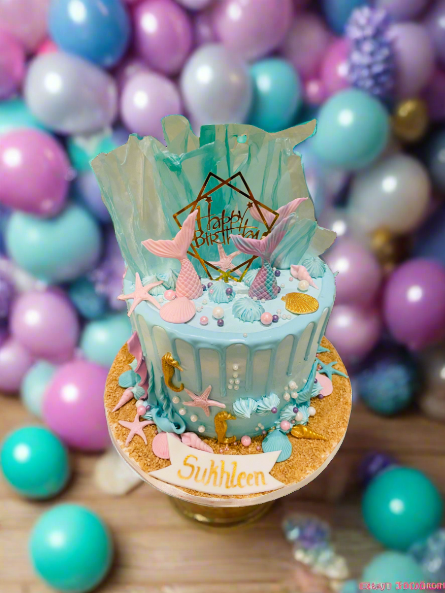 Sukhleen Mermaid Birthday Cake