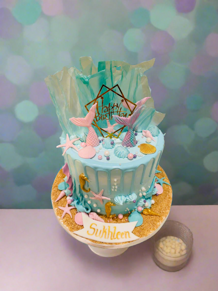 Sukhleen Mermaid Birthday Cake