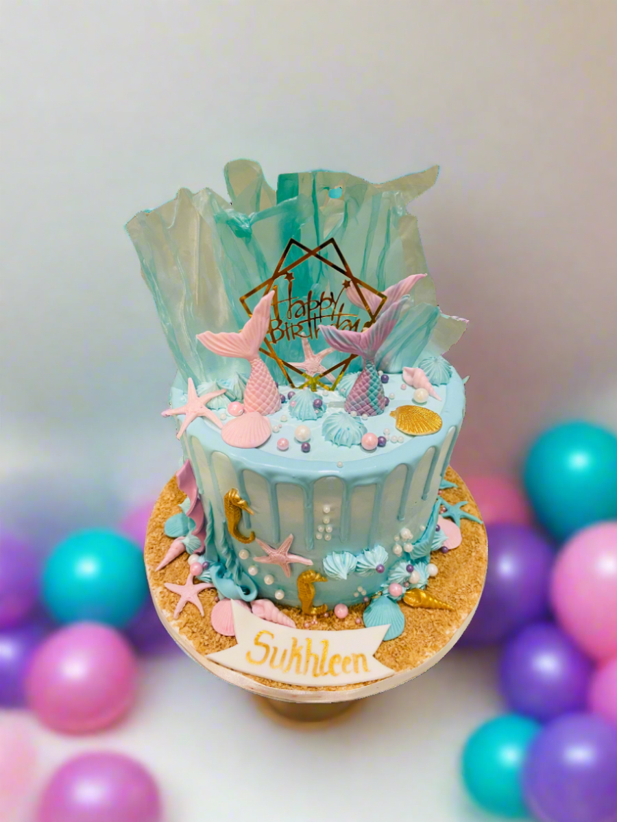 Sukhleen Mermaid Birthday Cake