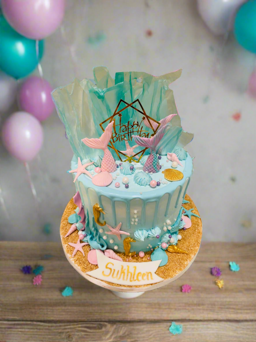 Sukhleen Mermaid Birthday Cake