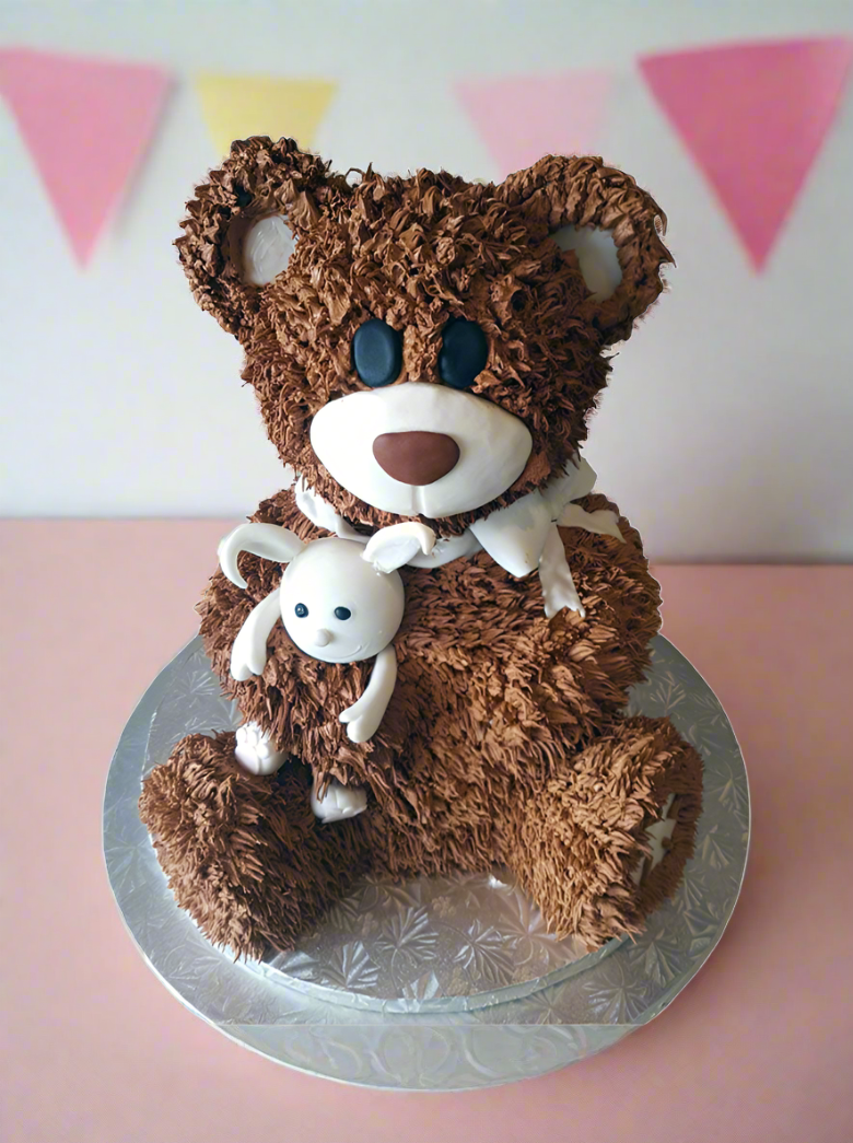 3D Bear Molded Cake