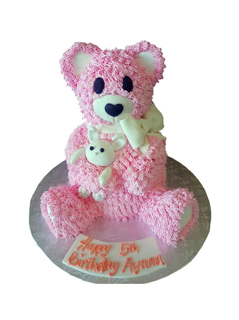 3D Bear Molded Cake