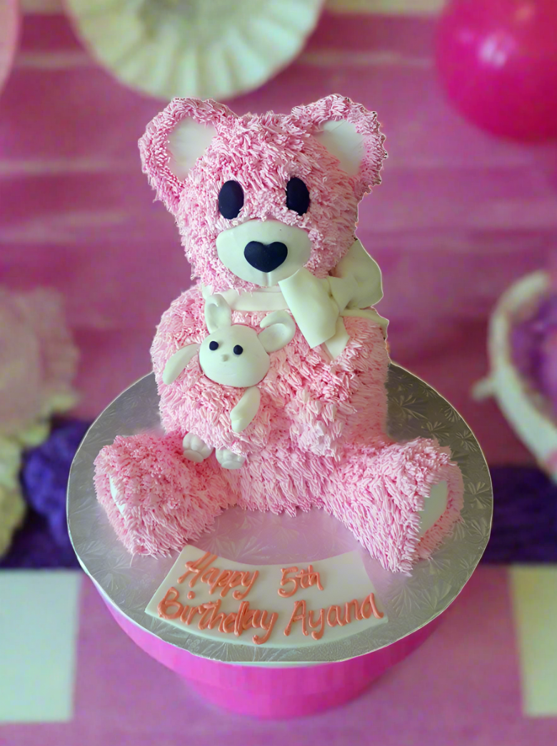 3D Bear Molded Cake