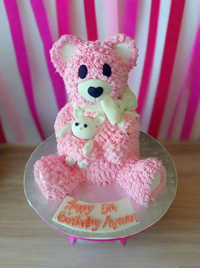3D Bear Molded Cake