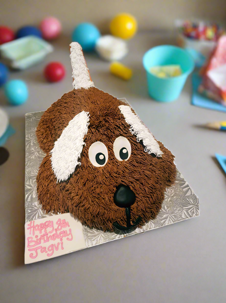 3D Dog Cake