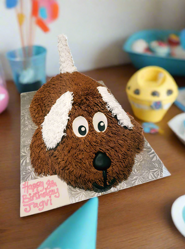 3D Dog Cake