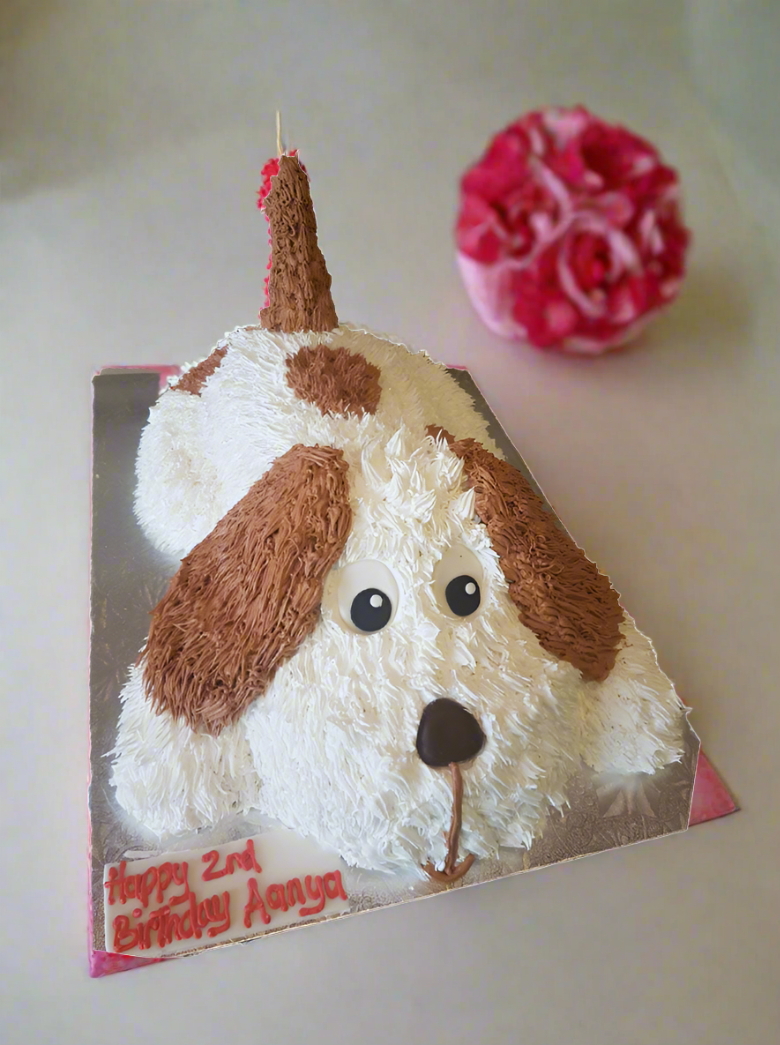 3D Dog Cake