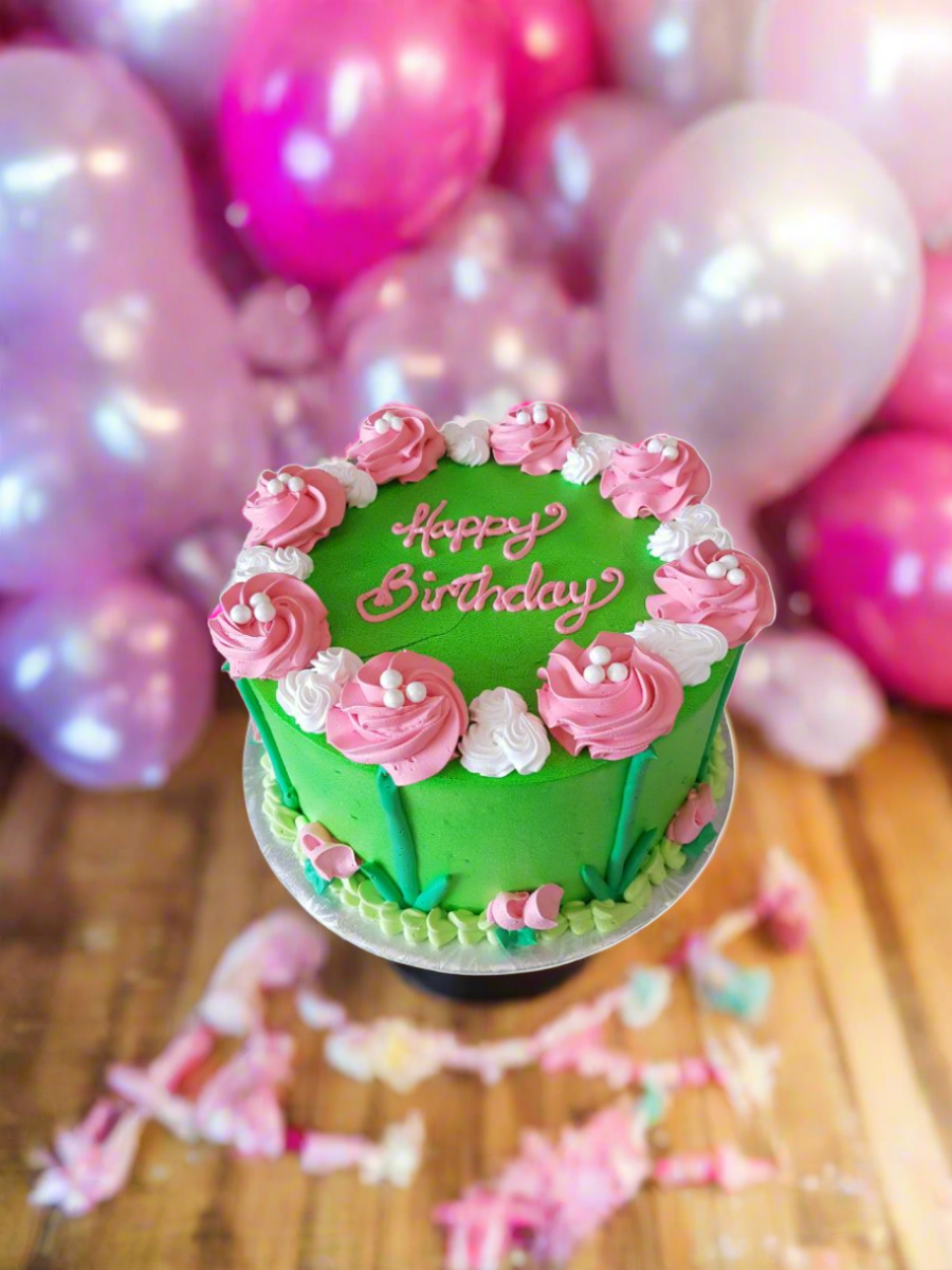 Garden Birthday Cake