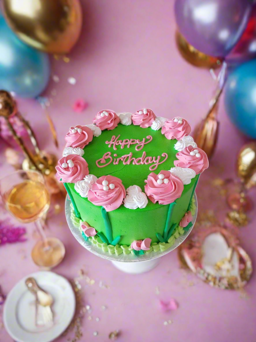 Garden Birthday Cake