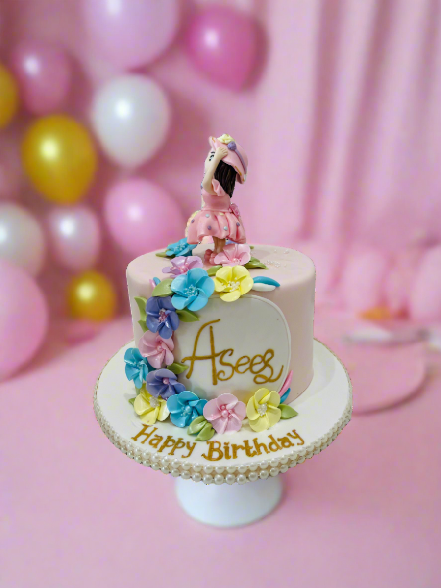 Asees Doll Fondant Cake