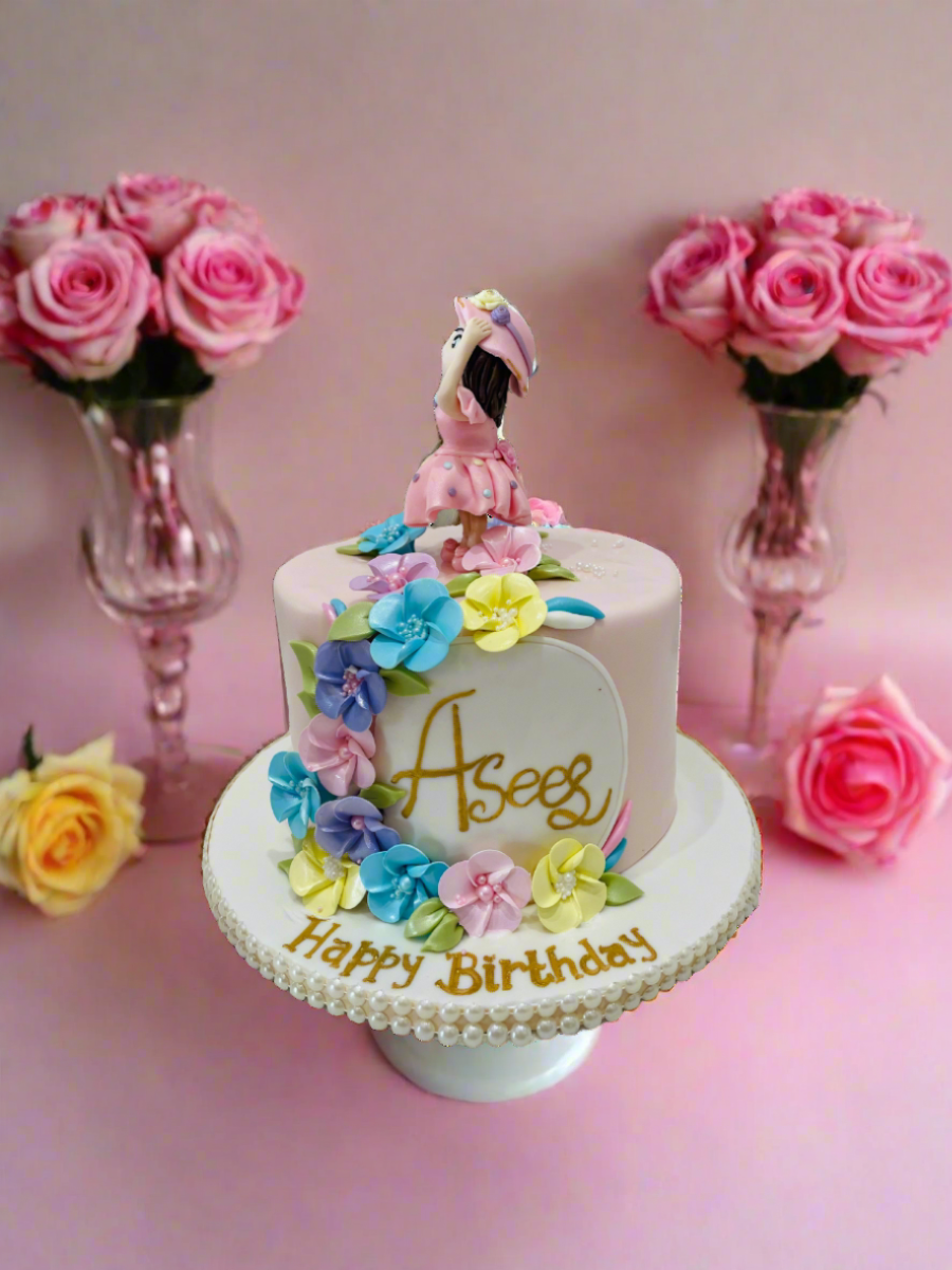 Asees Doll Fondant Cake