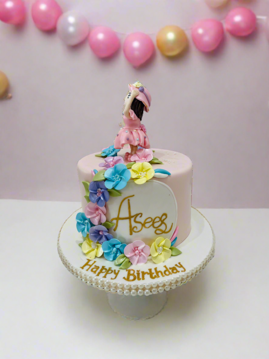 Asees Doll Fondant Cake