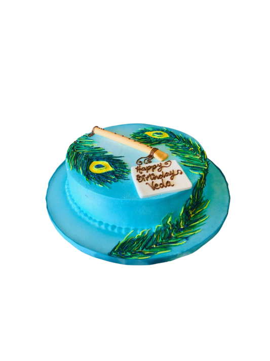 Peacock Flute Cake
