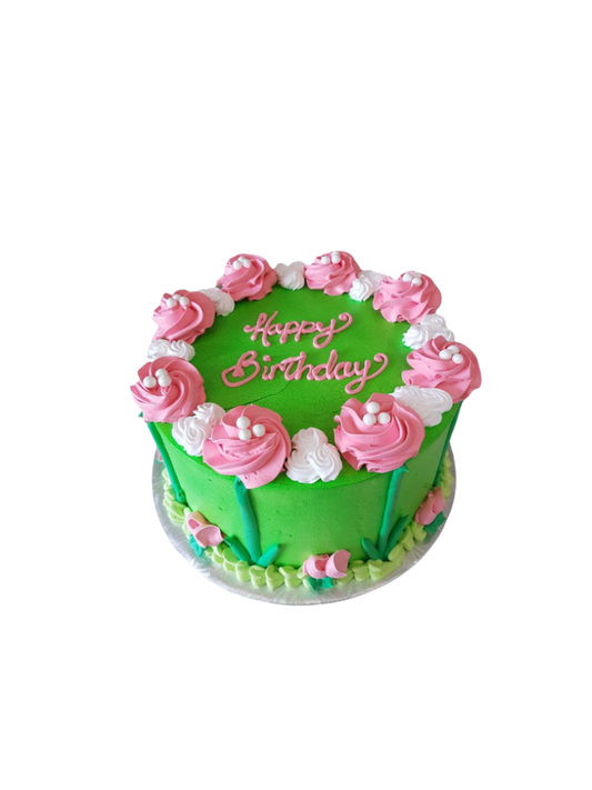 Garden Birthday Cake