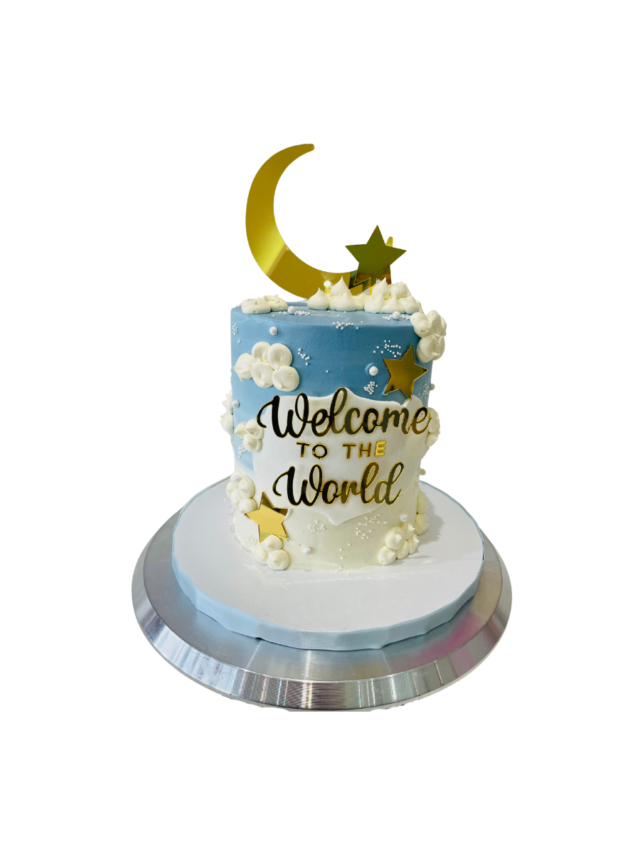 Welcome To The World Cream Cake