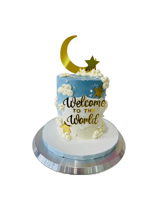 Welcome To The World Cream Cake