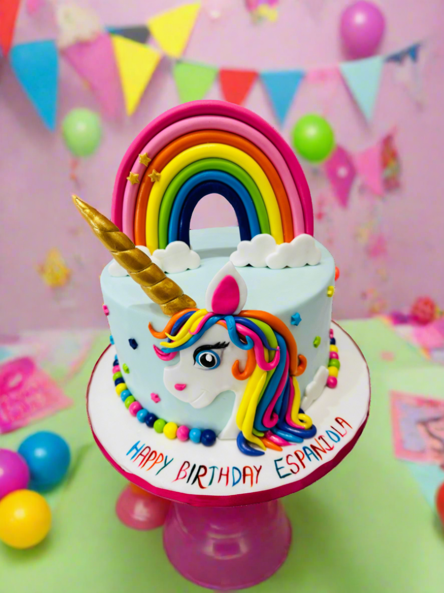 Espaniola Unicorn Fondant Cake