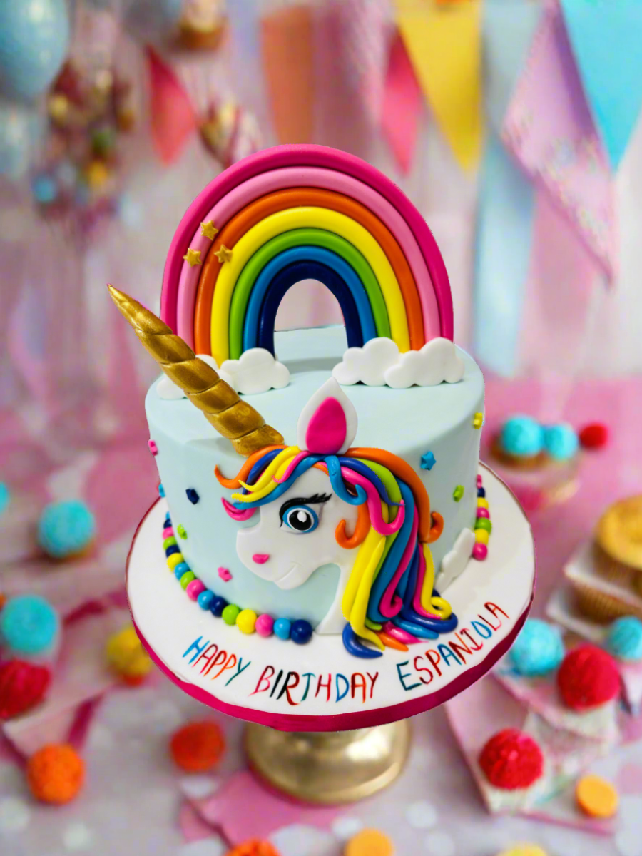 Espaniola Unicorn Fondant Cake