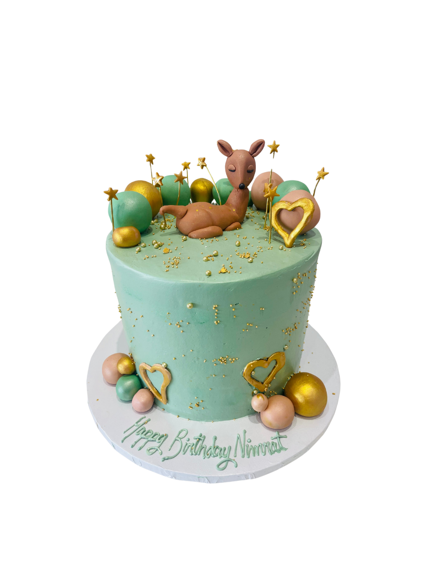 Deer Jungle Cream Cake