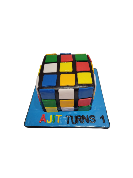 Ajit Cubic Fondant Cake