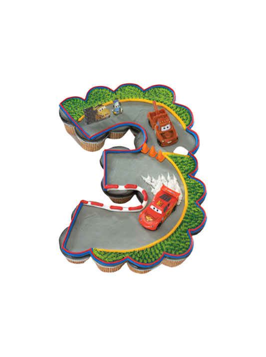 3Rd Birthday Cars 2 World Grand Prix Cupcakes