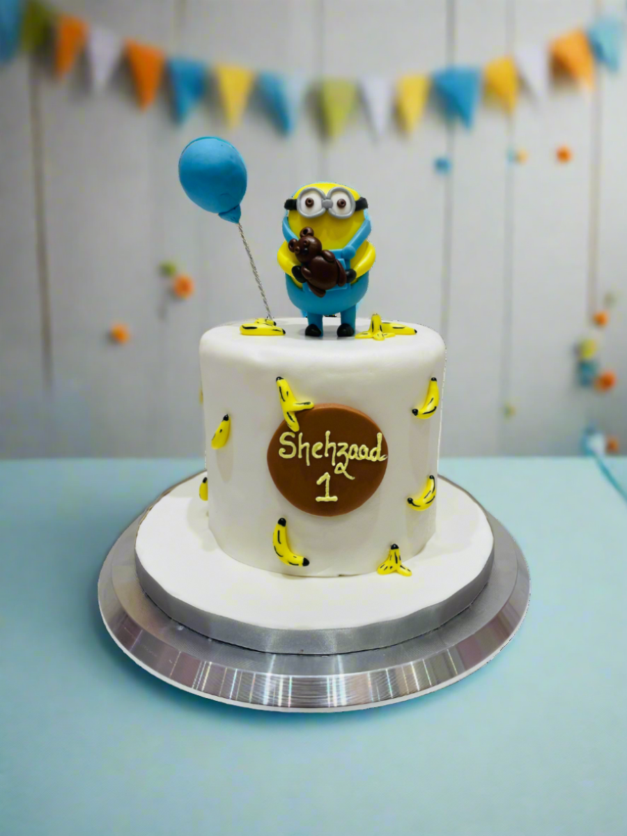 Shehzaad Minion Fondant Cake