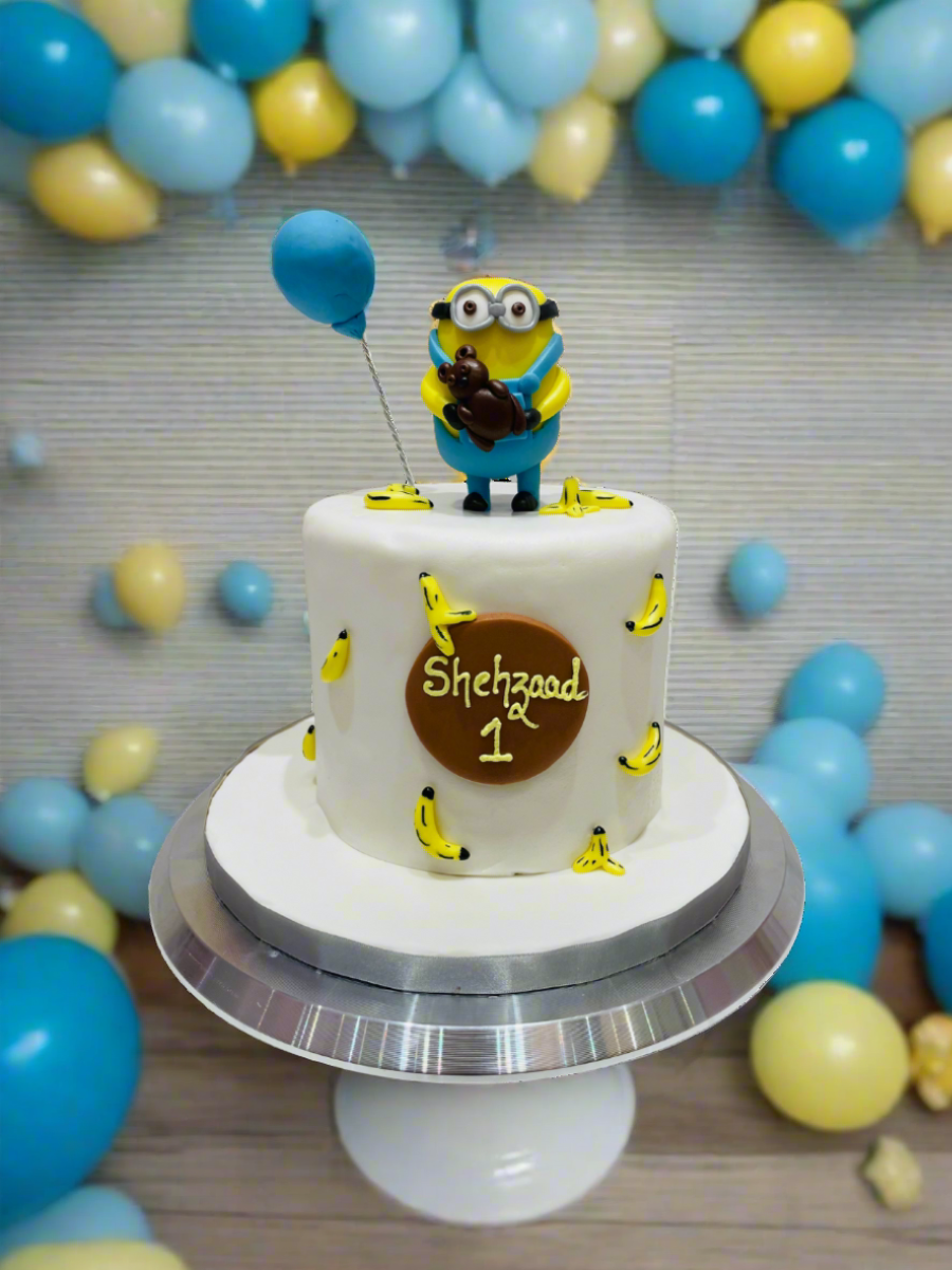 Shehzaad Minion Fondant Cake