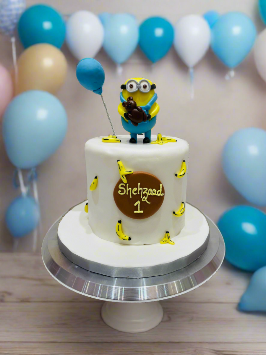 Shehzaad Minion Fondant Cake